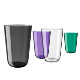 Italesse Tonic Glass Tumbler set 6 cc. 400 in clear glass - Buy now on ShopDecor - Discover the best products by ITALESSE design