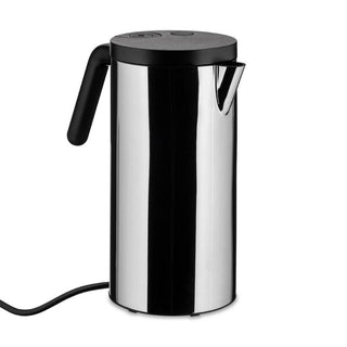 Alessi WA09 Hot.it electric kettle in steel with black handle and lid - Buy now on ShopDecor - Discover the best products by ALESSI design
