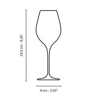 Italesse Masterclass 42 set 6 stemmed glasses cc. 445 - Buy now on ShopDecor - Discover the best products by ITALESSE design