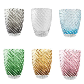 Italesse Vertigo Tumbler Mix set 6 glasses cc. 380 color mix - Buy now on ShopDecor - Discover the best products by ITALESSE design