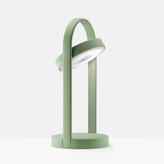 Pedrali Giravolta 1799 portable table lamp outdoor H.33 cm. Pedrali Green VE100E - Buy now on ShopDecor - Discover the best products by PEDRALI design
