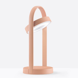 Pedrali Giravolta 1799 portable table lamp outdoor H.33 cm. Pedrali Pink RA100E - Buy now on ShopDecor - Discover the best products by PEDRALI design