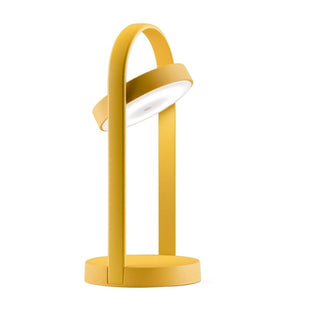 Pedrali Giravolta 1799 portable table lamp outdoor H.33 cm. Pedrali Yellow GI100E - Buy now on ShopDecor - Discover the best products by PEDRALI design