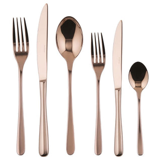 Sambonet Taste 36-piece cutlery set Sambonet Mirror PVD Copper - Buy now on ShopDecor - Discover the best products by SAMBONET design