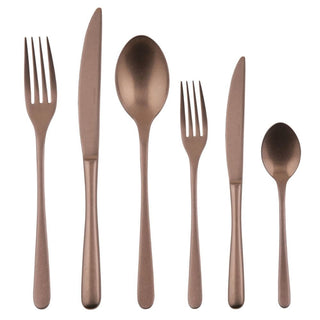 Sambonet Taste 36-piece cutlery set Sambonet Vintage PVD Copper - Buy now on ShopDecor - Discover the best products by SAMBONET design