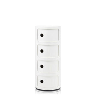 Kartell Componibili container with 4 drawers Kartell White 03 - Buy now on ShopDecor - Discover the best products by KARTELL design