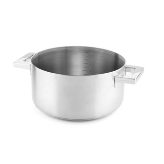 Mepra Stile by Pininfarina casserole two handles diam. 22 cm. stainless steel - Buy now on ShopDecor - Discover the best products by MEPRA design