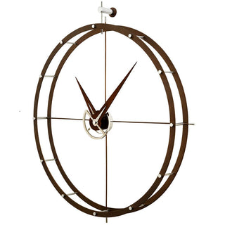 Nomon Doble O wall clock Nomon Calabo wood - Buy now on ShopDecor - Discover the best products by NOMON design