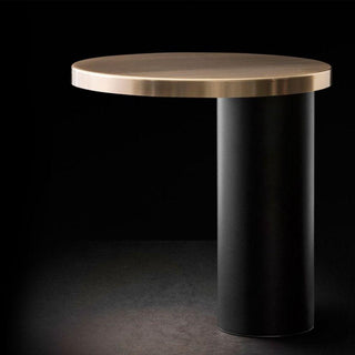 OLuce Cylinda 218 table lamp LED matt black/satin gold - Buy now on ShopDecor - Discover the best products by OLUCE design