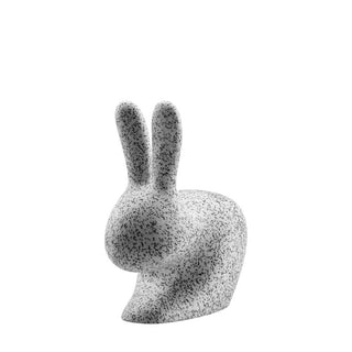 Qeeboo Rabbit Chair Dots in the shape of a rabbit White - Buy now on ShopDecor - Discover the best products by QEEBOO design