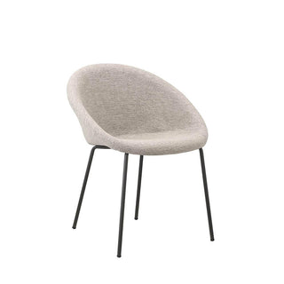 Scab Giulia Pop armchair anthracite grey coated legs and fabric seat - Buy now on ShopDecor - Discover the best products by SCAB design