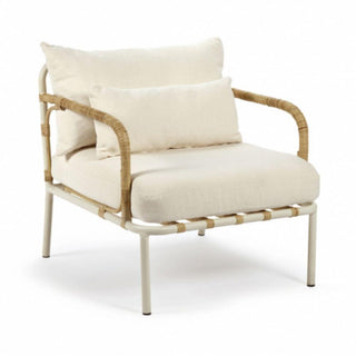 Serax Capizzi OUTDOOR armchair white frame - off white cushions - Buy now on ShopDecor - Discover the best products by SERAX design