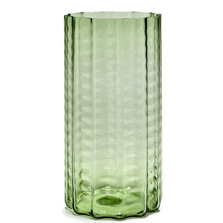 Serax Wave vase 03 green h. 35 cm. - Buy now on ShopDecor - Discover the best products by SERAX design